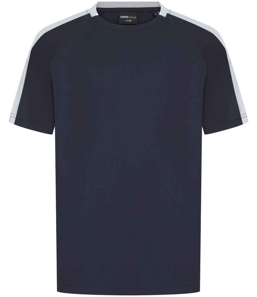 Finden + Hales - Kids Team T-Shirt - LV292 NV/WH 3-4