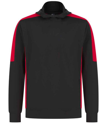 Finden + Hales Unisex Team Hoodie - LV341 BK/RD XXS
