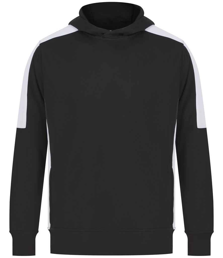 Finden + Hales Unisex Team Hoodie - LV341 BK/WH XXS