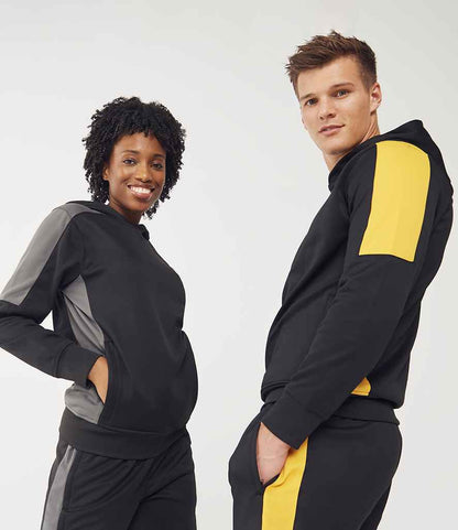 Finden + Hales Unisex Team Hoodie - LV341 BK/GO XXS