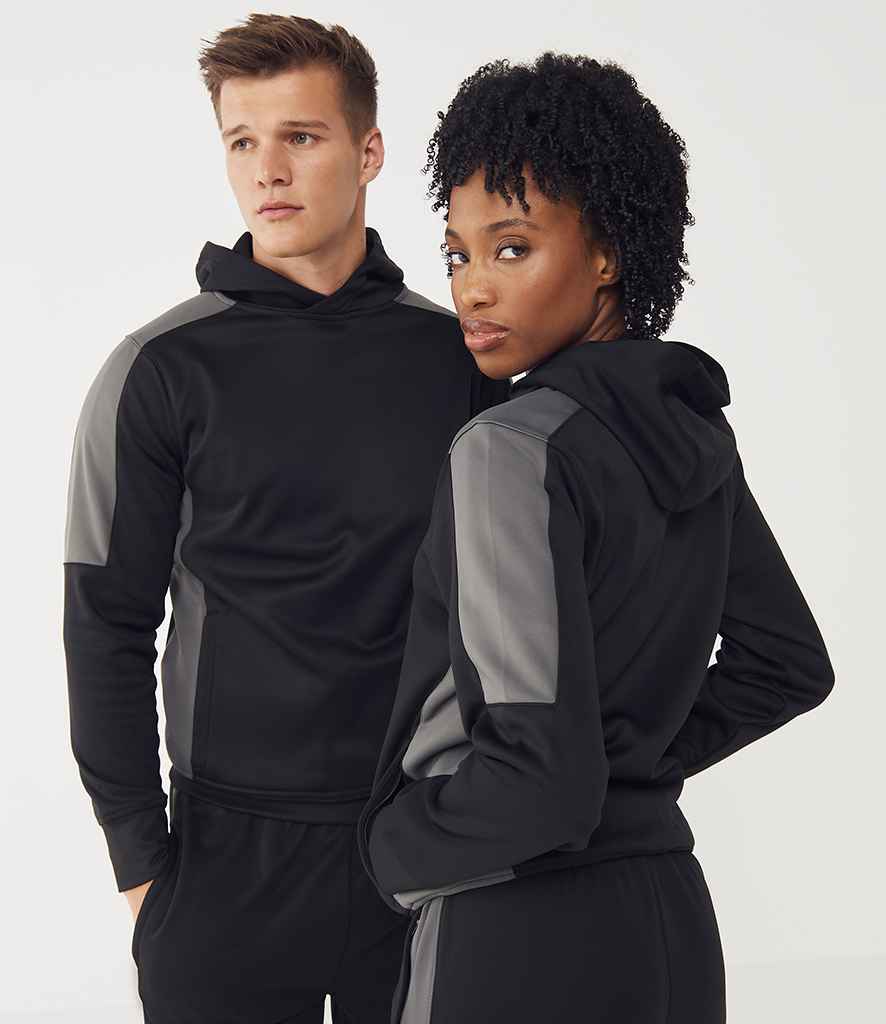 Finden + Hales Unisex Team Hoodie - LV341 BK/GT XXS