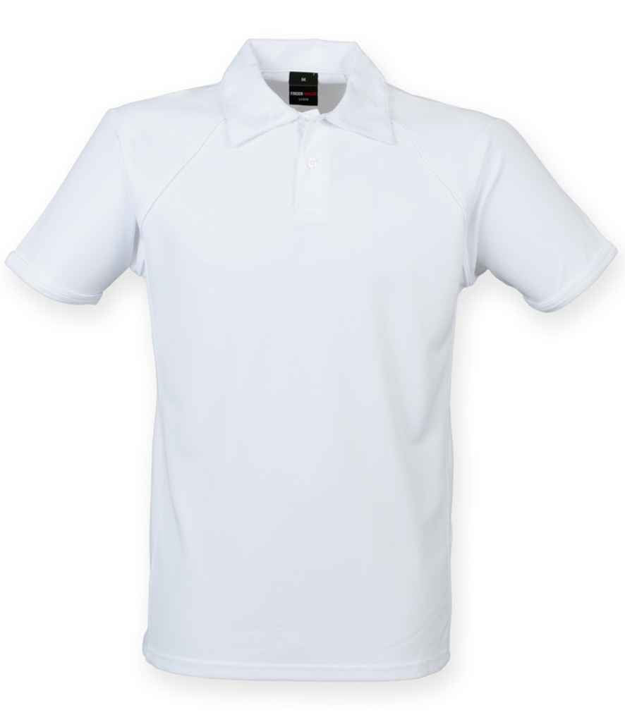 Finden + Hales - Performance Piped Polo Shirt - LV370 WH/WH S