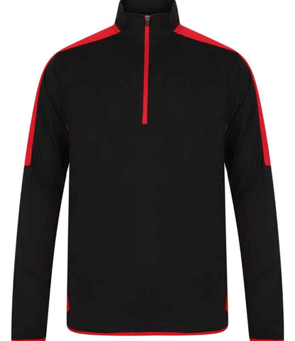 Finden and Hales - Contrast Zip Neck Midlayer Top - Pierre Francis