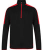 Finden and Hales - Contrast Zip Neck Midlayer Top - Pierre Francis