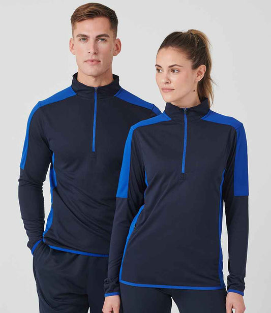 Finden and Hales - Contrast Zip Neck Midlayer Top