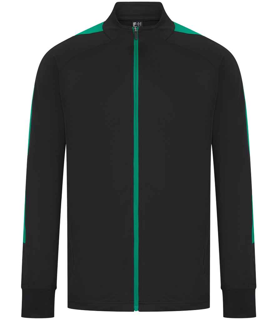 Finden + Hales - Knitted Tracksuit Top - LV871 BK/EM XXS