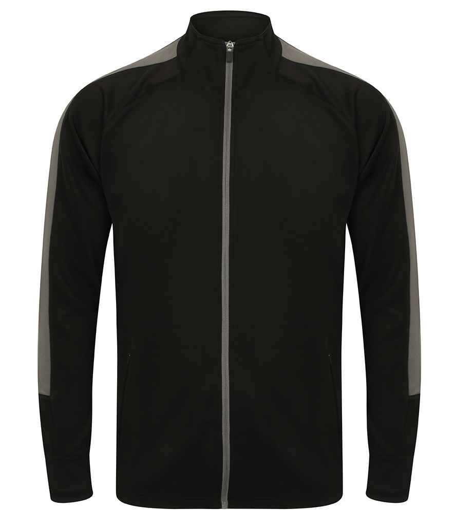 Finden + Hales - Knitted Tracksuit Top - LV871 BK/GT XXS