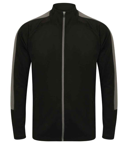 Finden + Hales - Knitted Tracksuit Top - LV871 BK/GT XXS
