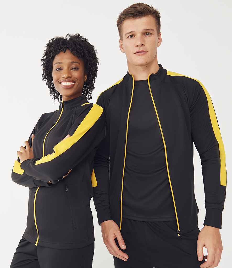 Finden + Hales - Knitted Tracksuit Top - LV871 BK/GO XXS