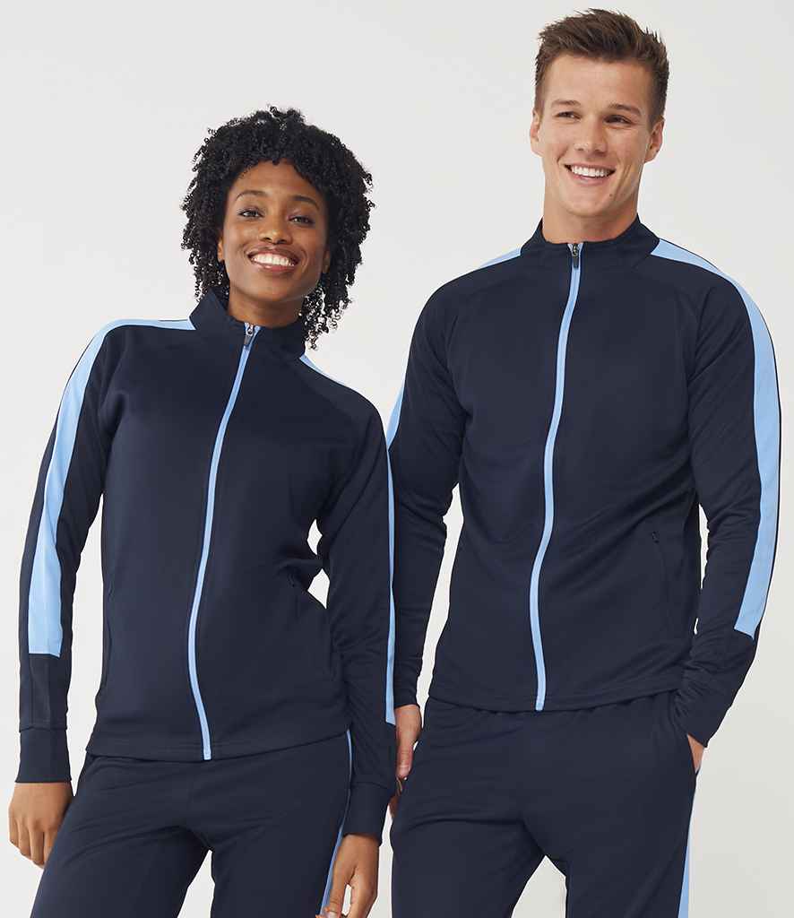 Finden + Hales - Knitted Tracksuit Top - LV871 NV/SK XXS