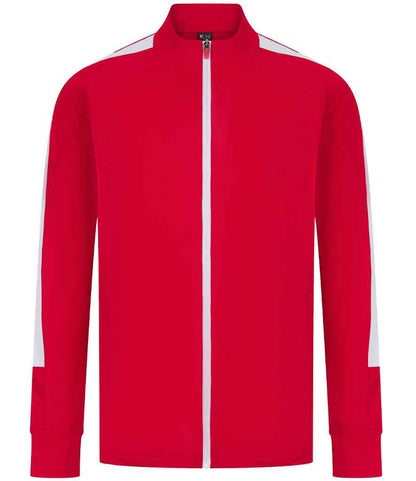 Finden + Hales - Knitted Tracksuit Top - LV871 RD/WH XXS