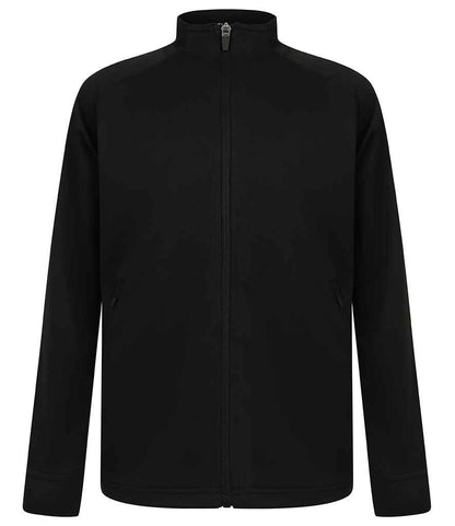 Finden and Hales - Kids Knitted Tracksuit Top - LV873 BK/BK 3-4