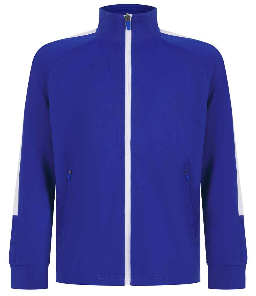 Finden and Hales - Kids Knitted Tracksuit Top - LV873 RY/WH 3-4
