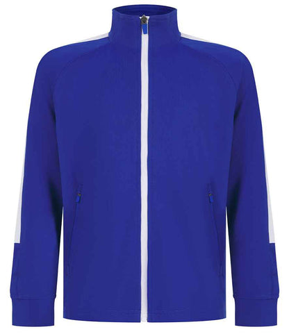 Finden and Hales - Kids Knitted Tracksuit Top - LV873 RY/WH 3-4