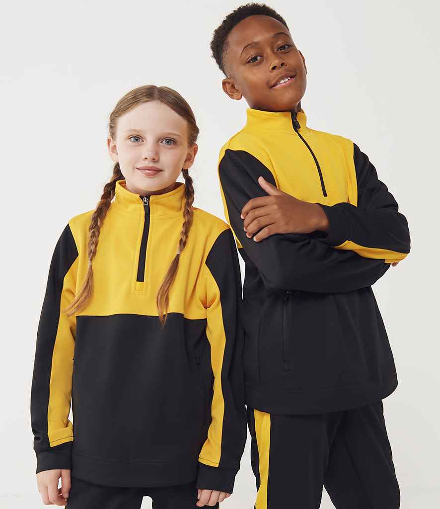 Finden + Hales - Kids 1/4 Zip Tracksuit Top - Pierre Francis