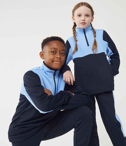 Finden + Hales - Kids 1/4 Zip Tracksuit Top - Pierre Francis
