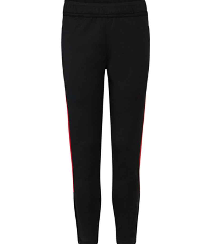 Finden + Hales - Kids Knitted Tracksuit Pants - LV883 BK/RD 3-4