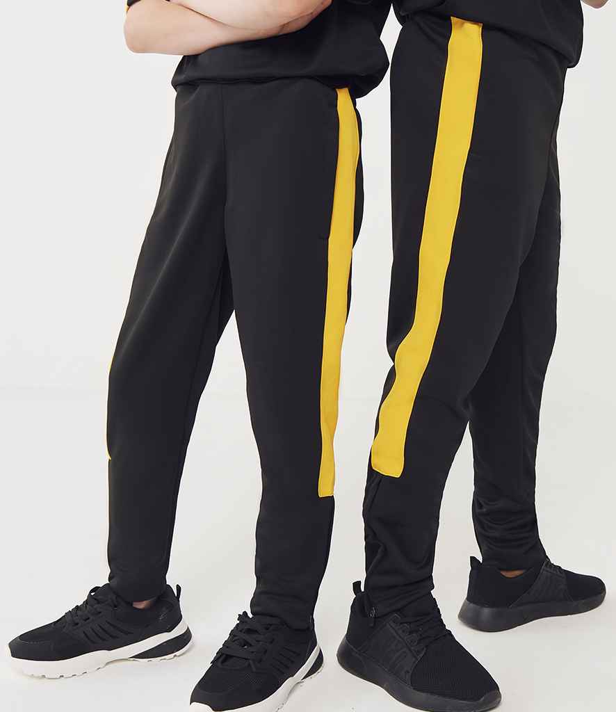 Finden + Hales - Kids Knitted Tracksuit Pants - LV883 BK/GO 3-4
