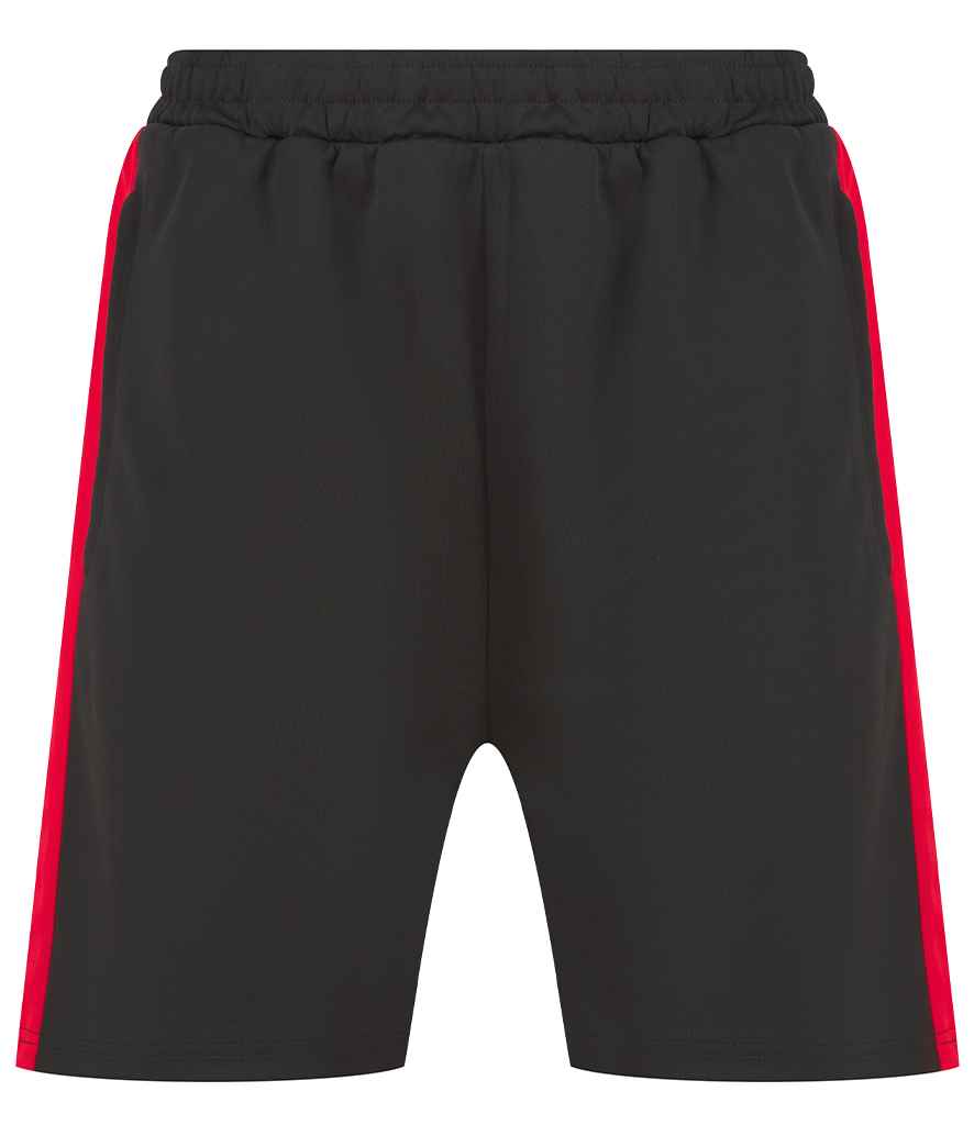 Finden and Hales - Knitted Shorts - LV886 BK/RD XS