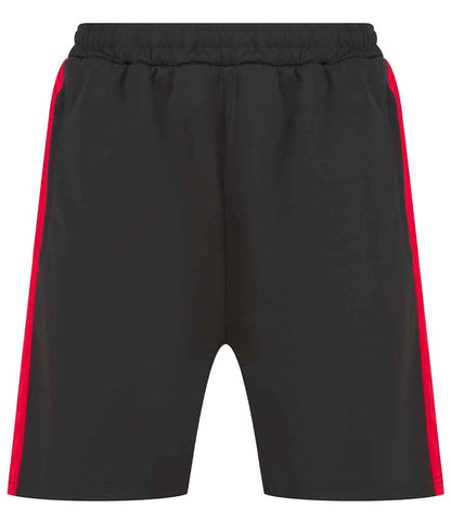 Finden and Hales - Knitted Shorts - LV886 BK/RD XS
