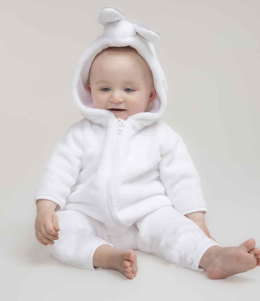 Larkwood - Baby / Toddler Rabbit All In One - LW073T WHI 0-6