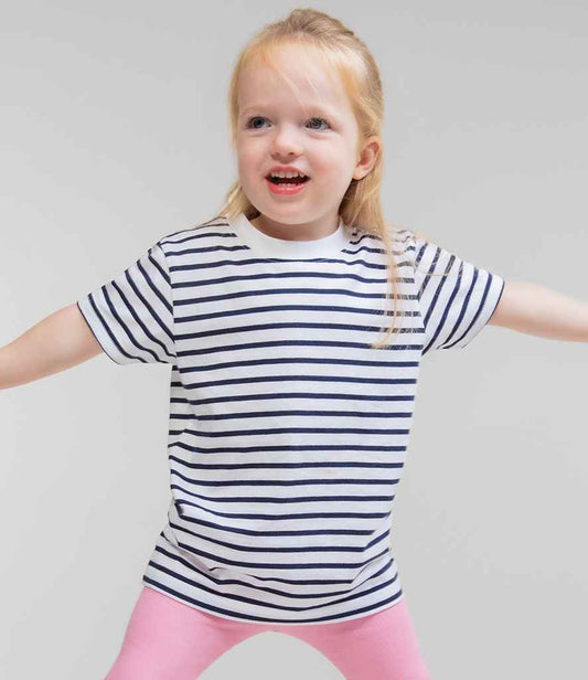 Larkwood - Baby / Toddler Striped Crew Neck T-Shirt - Pierre Francis