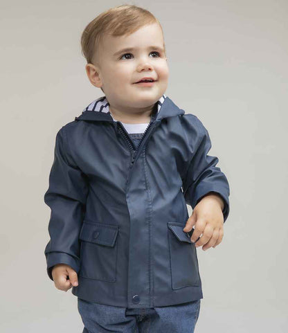 Larkwood - Baby/Toddler Rain Jacket - LW35T NAV 6-12