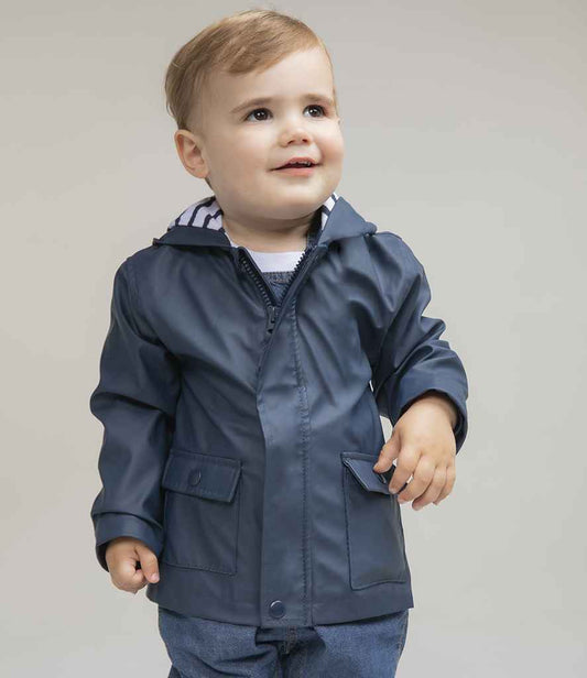 Larkwood - Baby/Toddler Rain Jacket - LW35T NAV 6-12