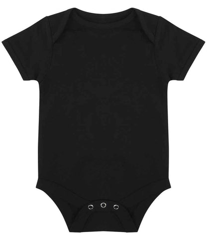 Larkwood - Essential Short Sleeve Baby Bodysuit - LW500T BLK 0-3