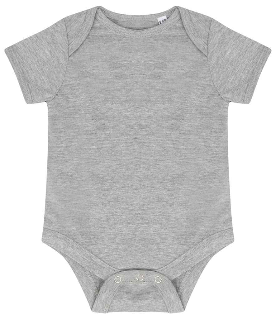 Larkwood - Essential Short Sleeve Baby Bodysuit - LW500T HEA 0-3