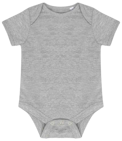 Larkwood - Essential Short Sleeve Baby Bodysuit - LW500T HEA 0-3