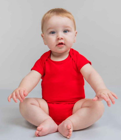 Larkwood - Essential Short Sleeve Baby Bodysuit - LW500T RED 0-3