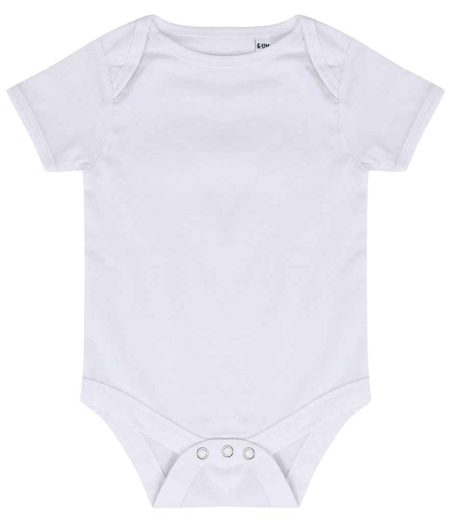 Larkwood - Essential Short Sleeve Baby Bodysuit - LW500T WHI 0-3