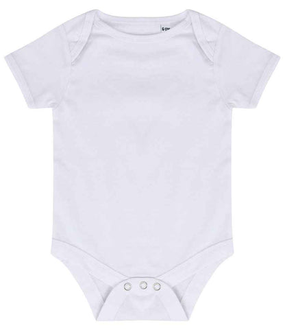 Larkwood - Essential Short Sleeve Baby Bodysuit - LW500T WHI 0-3