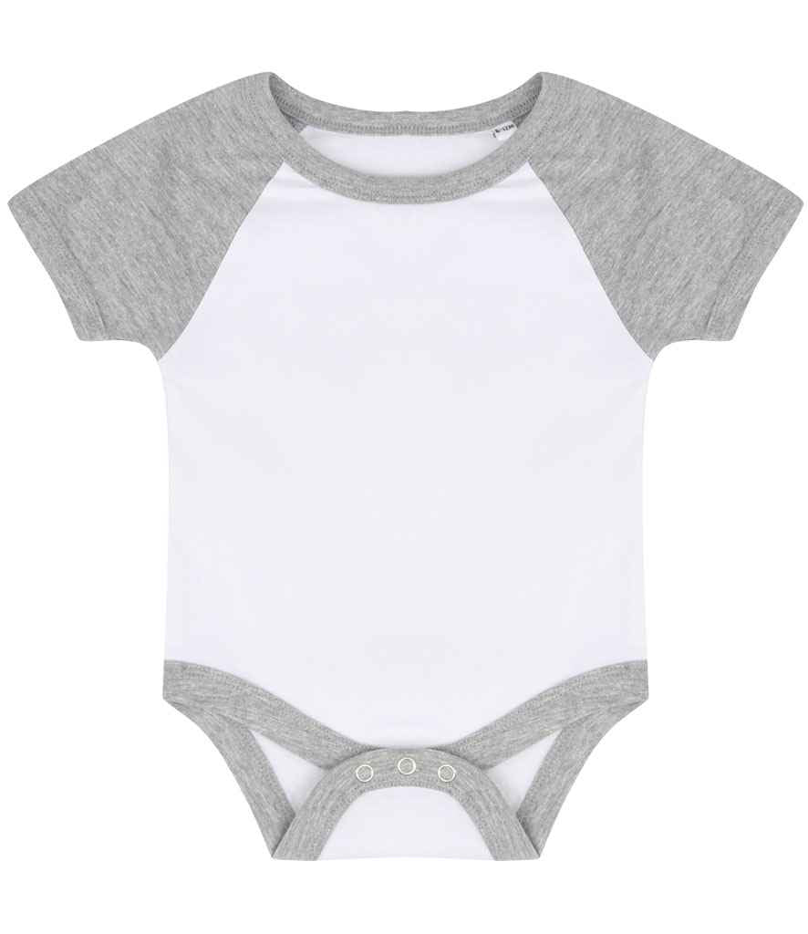 Larkwood - Essential Short Sleeve Baby Baseball Bodysuit