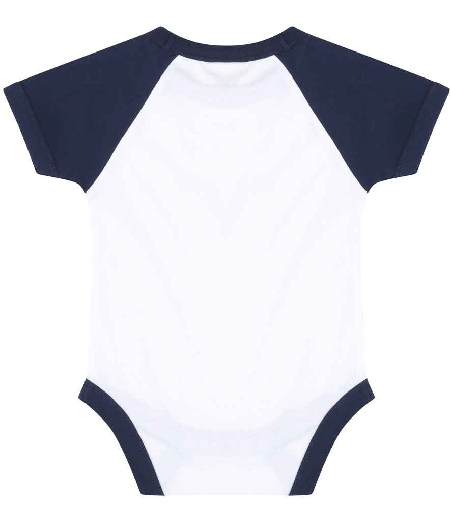 Larkwood Essential Short Sleeve Baby Baseball Bodysuit - Pierre Francis