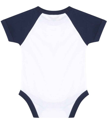 Larkwood Essential Short Sleeve Baby Baseball Bodysuit - Pierre Francis