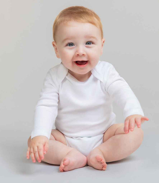 Larkwood - Long Sleeve Baby Bodysuit - LW52T WHI 0-3