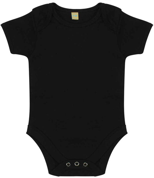 Larkwood Short Sleeve Baby Bodysuit - LW55T BLK 0-3