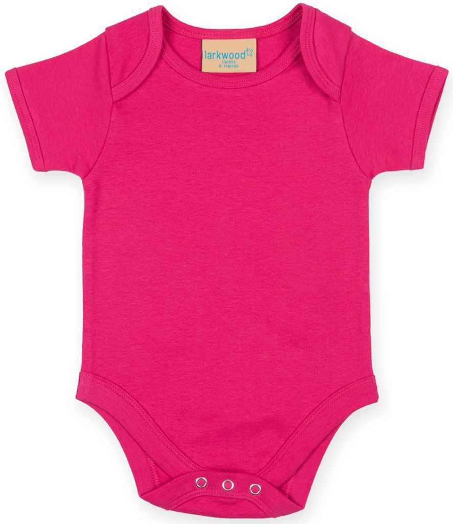 Larkwood Short Sleeve Baby Bodysuit - LW55T BLK 0-3