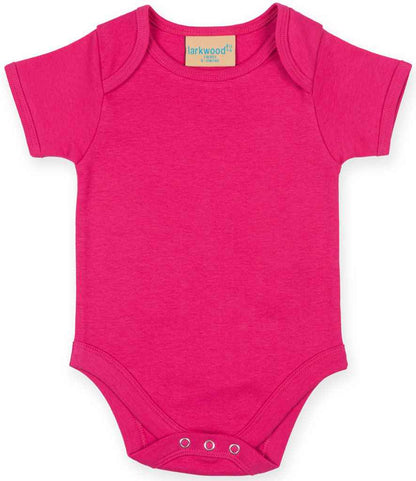Larkwood Short Sleeve Baby Bodysuit - LW55T BLK 0-3