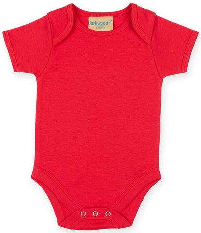 Larkwood Short Sleeve Baby Bodysuit - LW55T RED 0-3