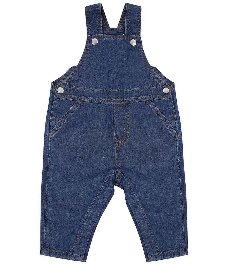 Larkwood - Kids Denim Dungarees - LW700 BLU 6-12