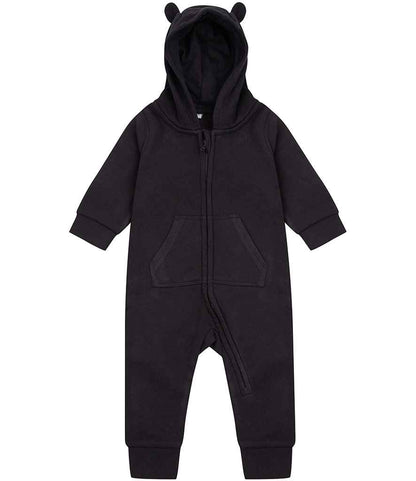 Larkwood - Baby / Toddler Fleece All In One - LW70T BLK 6-12