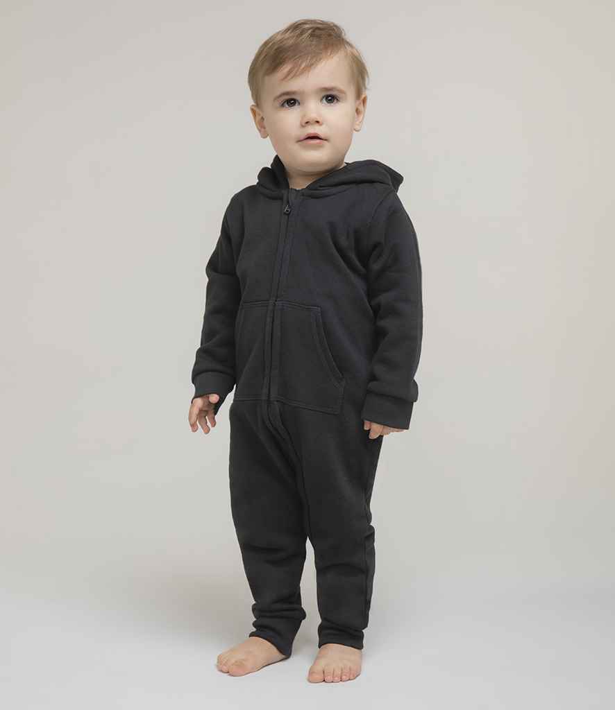Larkwood - Baby / Toddler Fleece All In One - LW70T BLK 6-12