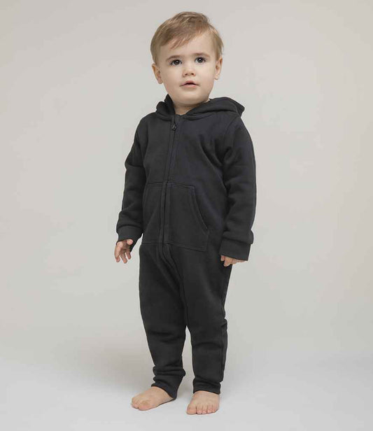 Larkwood - Baby / Toddler Fleece All In One - LW70T BLK 6-12