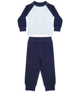Larkwood - Baby / Toddler Pyjamas - Navy/White (Front)
