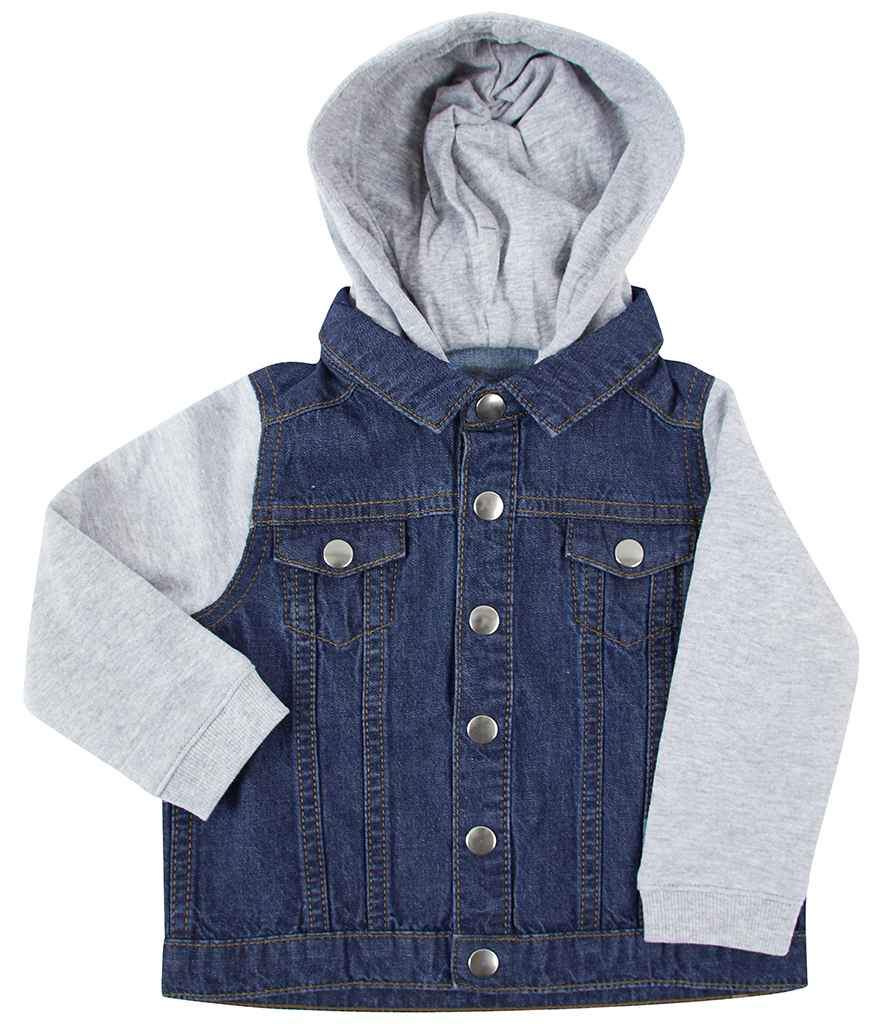 Larkwood - Kids Denim Jacket - LW750 BLU 6-12