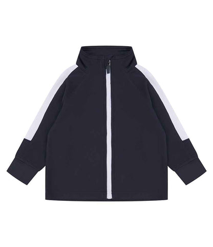 Larkwood - Baby/Toddler Tracksuit Top - LW820 BK/WH 0-6