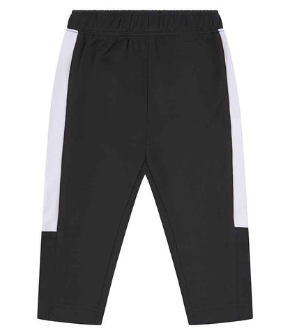 Larkwood - Baby/Toddler Tracksuit Bottoms - LW830 BK/WH 0-6
